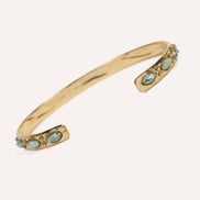 Open Bangle & Natural Stones
