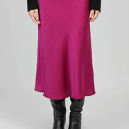 Satin Midi Skirt