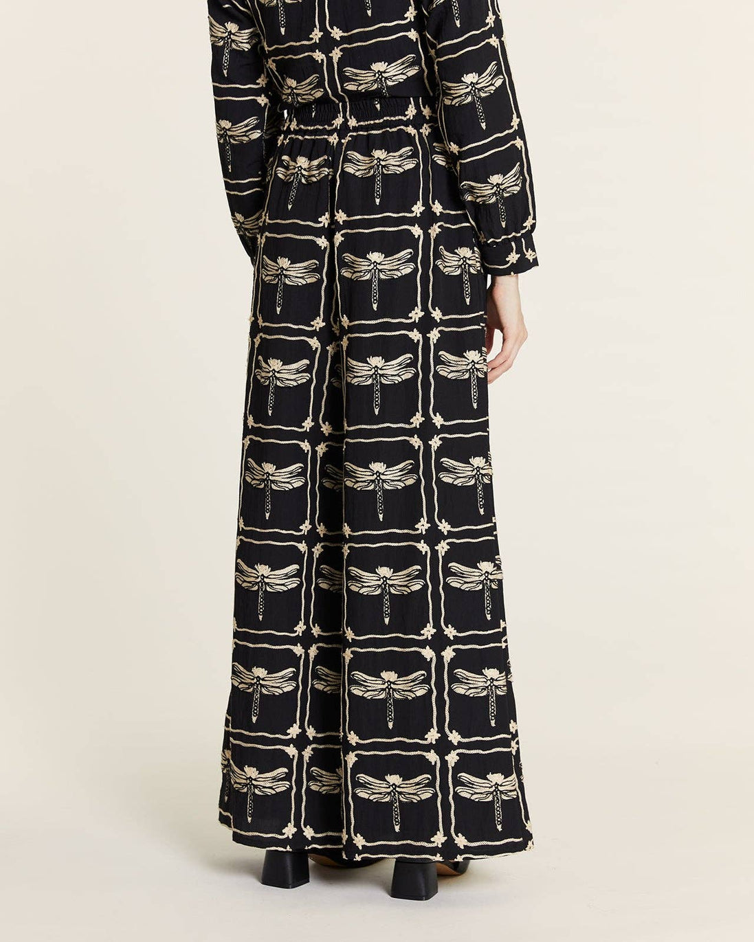 Dragonfly Embroidery Pants