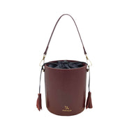 Genuine Leather Bucket Bag