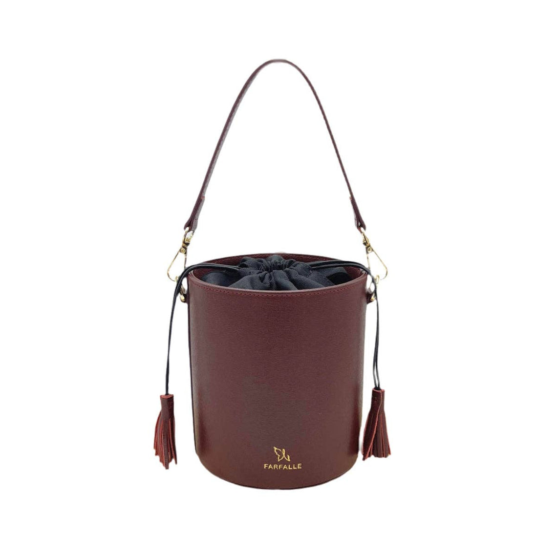 Genuine Leather Bucket Bag