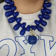 Blue Apple Necklace