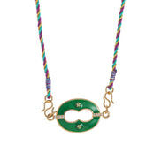 Lip Enamel Necklace