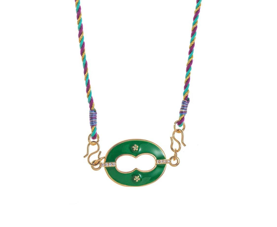 Lip Enamel Necklace