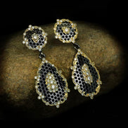 Black Gun Plated Earrings