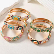 Cloissone Enamel Indian Bracelet