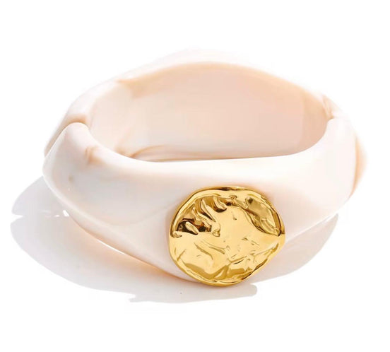 Coin Chunky Bangle