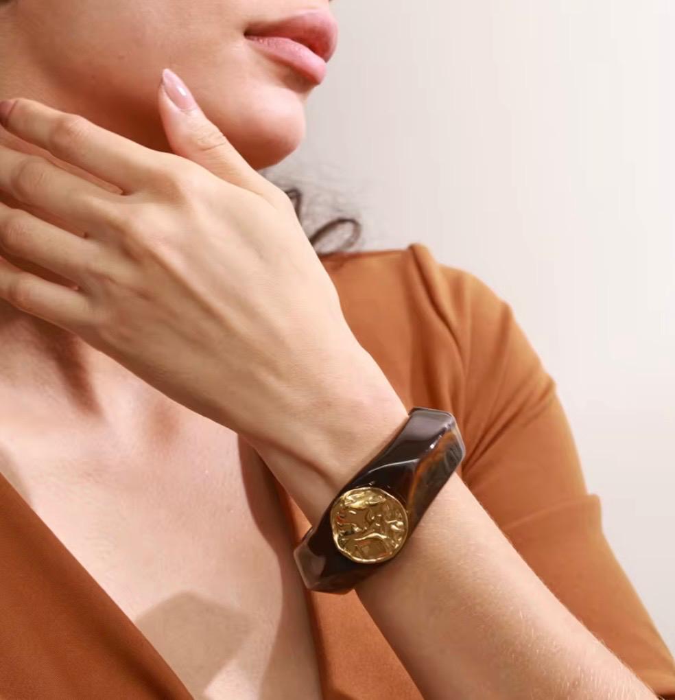 Coin Chunky Bangle