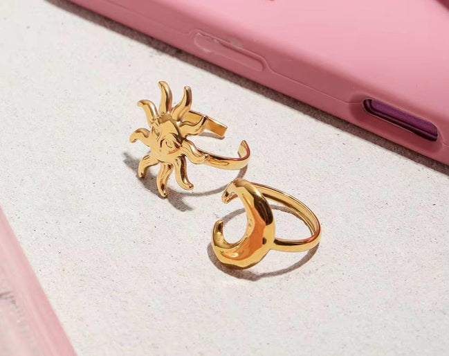 Moon Gold Ring