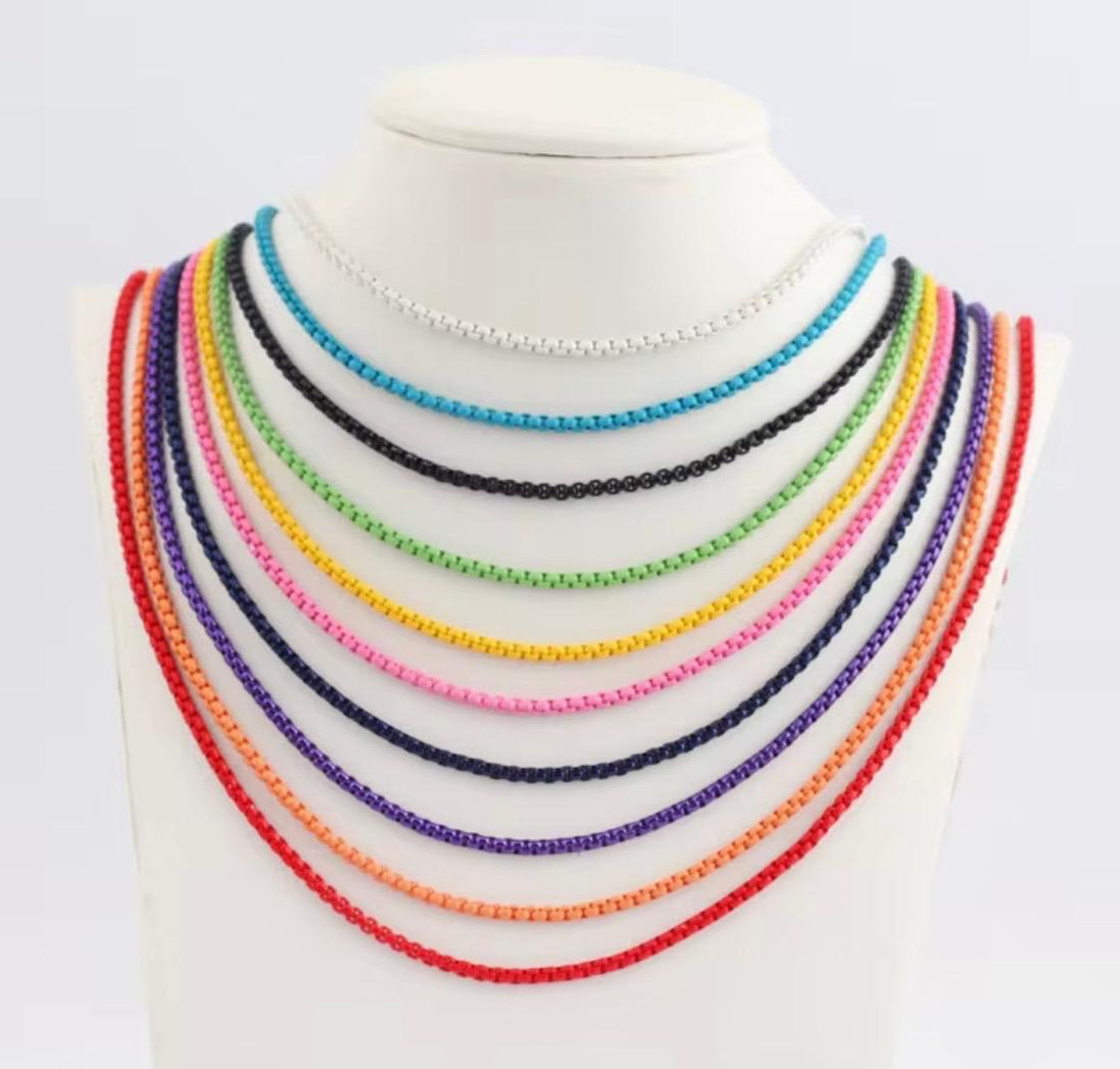 Chain Colorful Necklaces