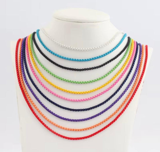 Chain Colorful Necklaces