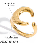 Moon Gold Ring