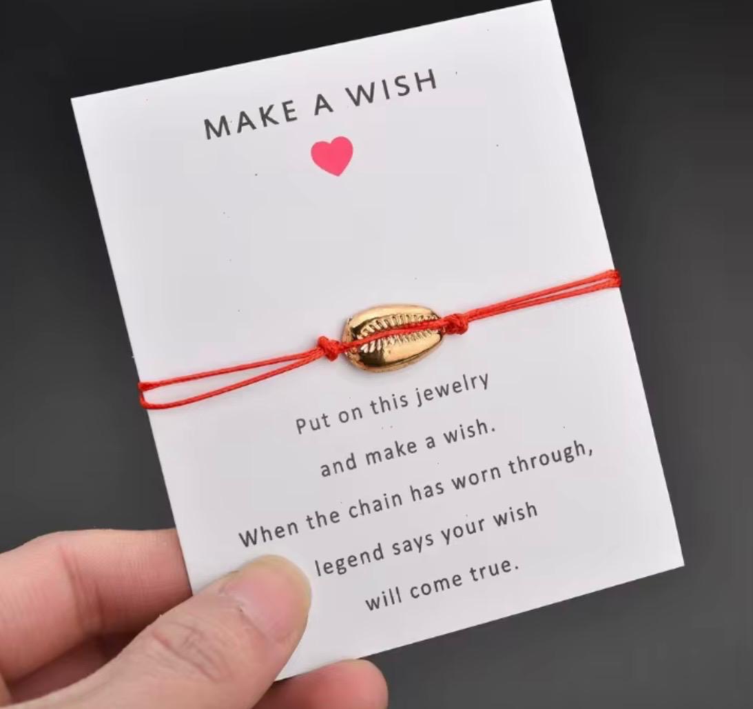 Make a Wish Shell Bracelet