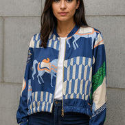 Horse Print Light Jacket