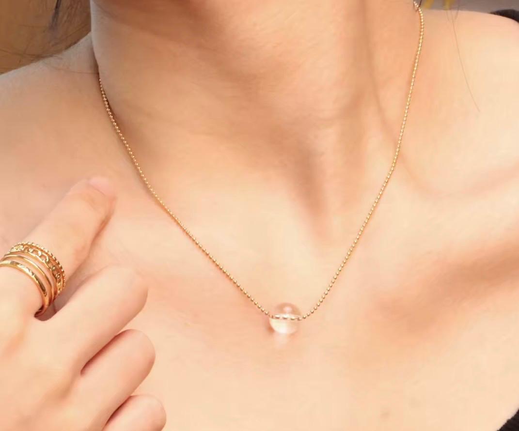Quartz Pendant Necklace
