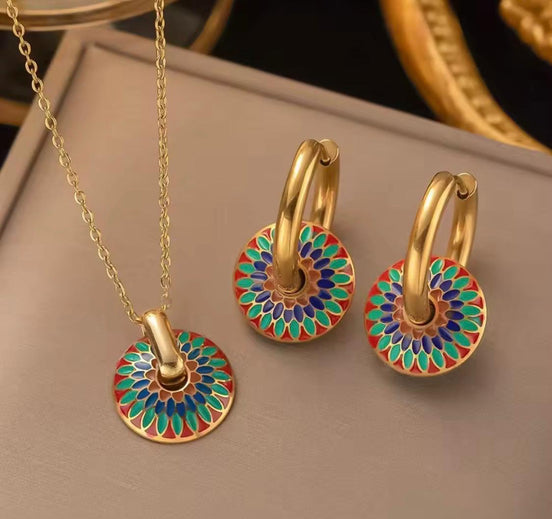 Chrysanthemum Earrings