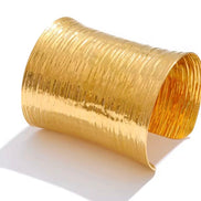 Plated Wide Bracelet