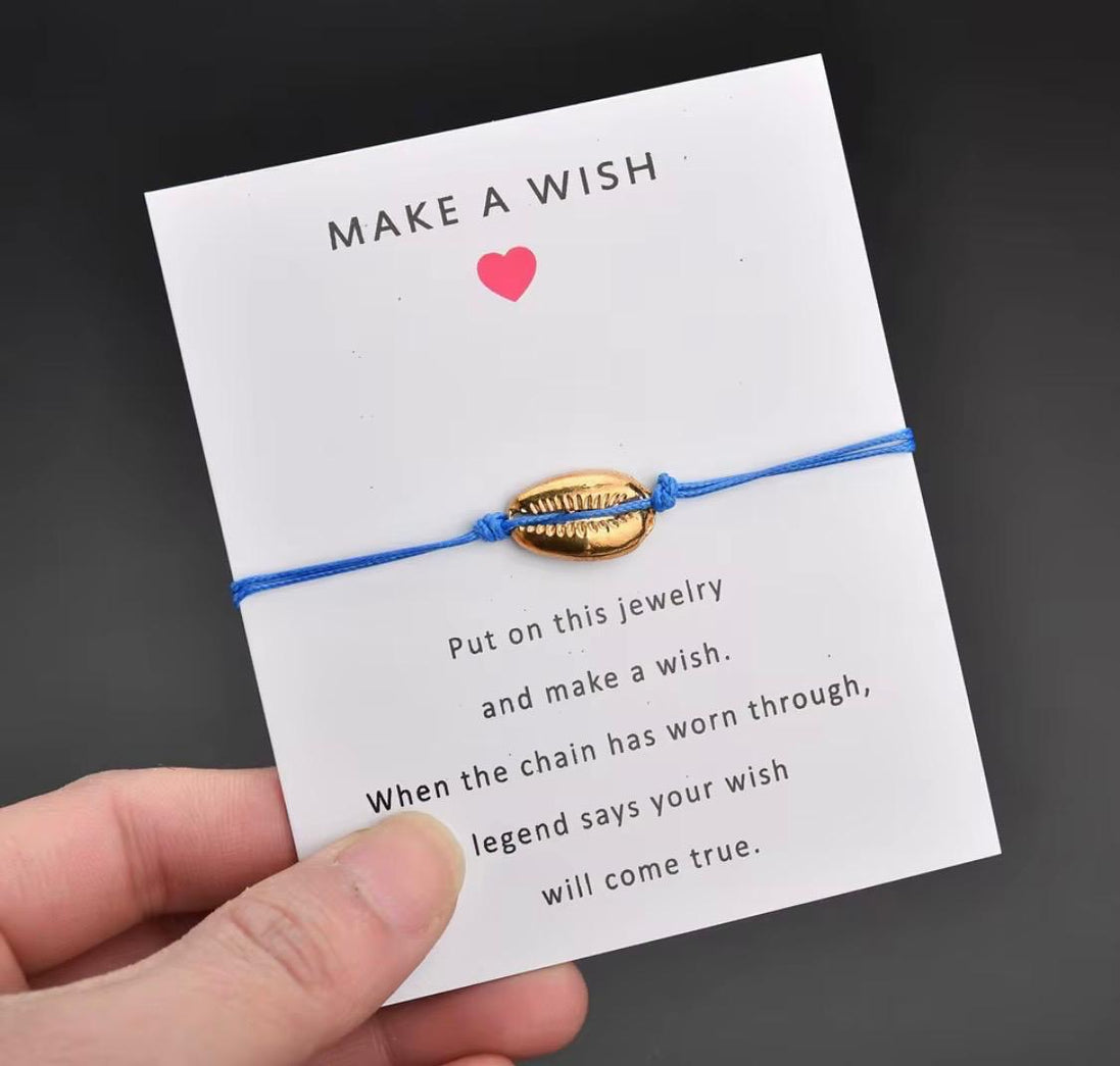 Make a Wish Shell Bracelet