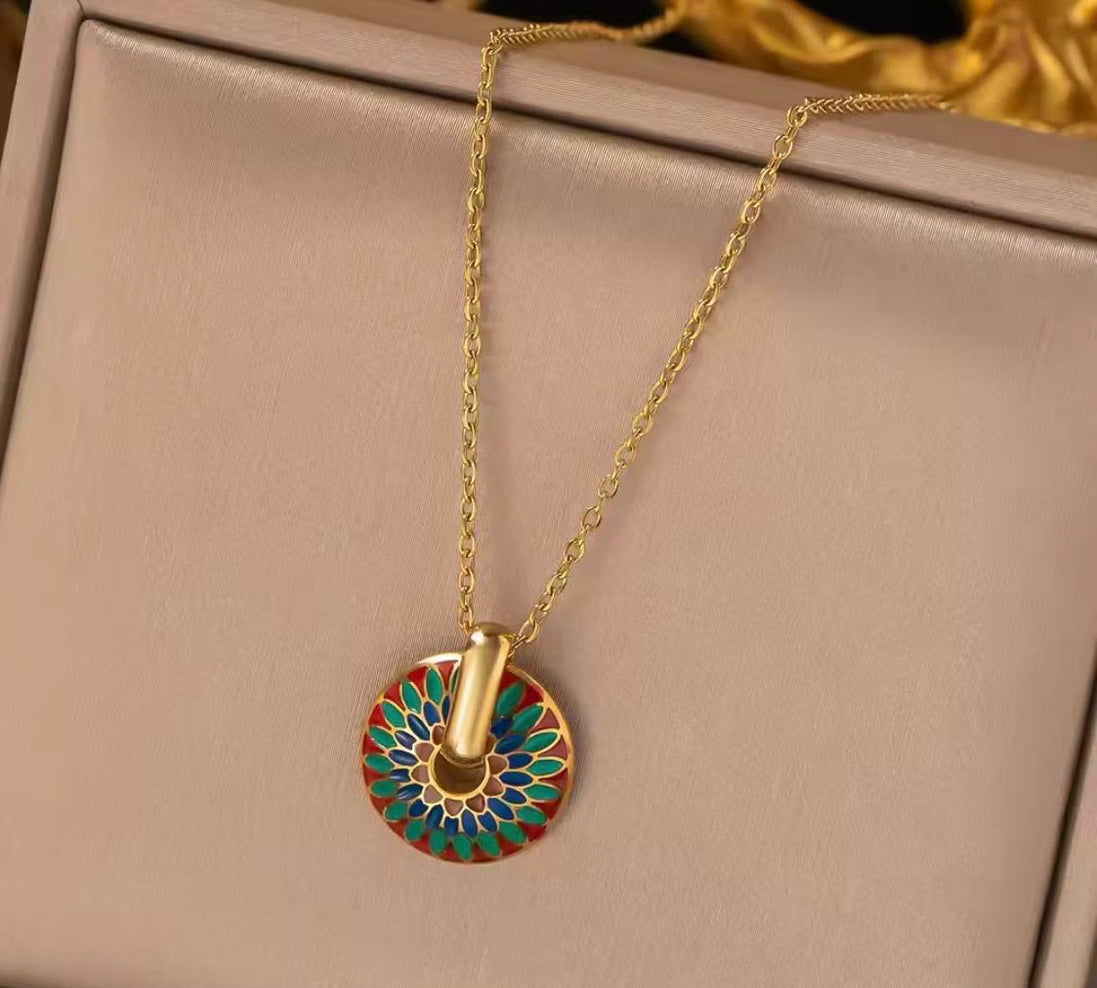 Chrysanthemum Necklace