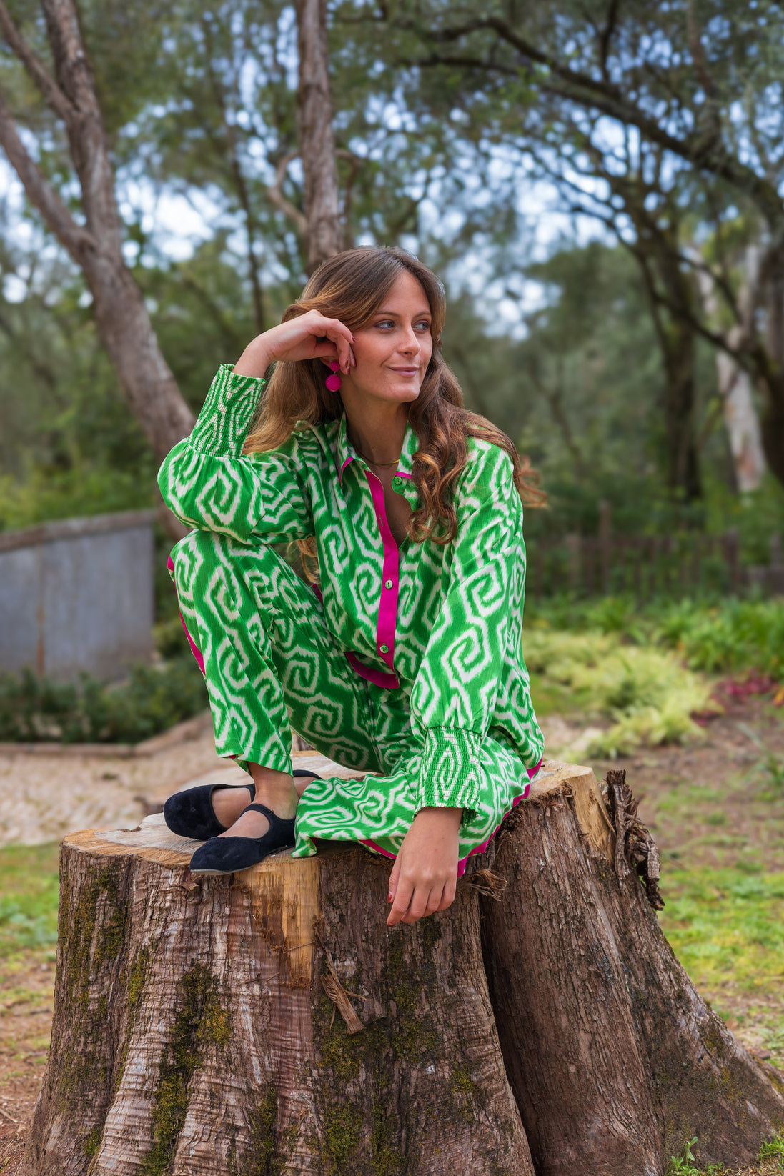 Green Pijama Set