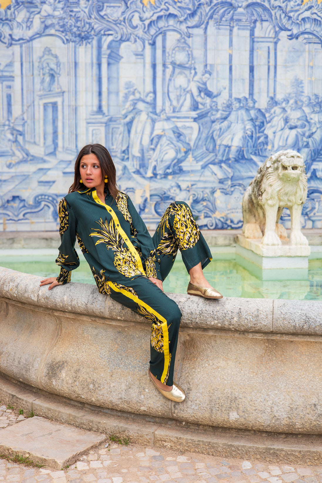 Pineapple Pijama Set