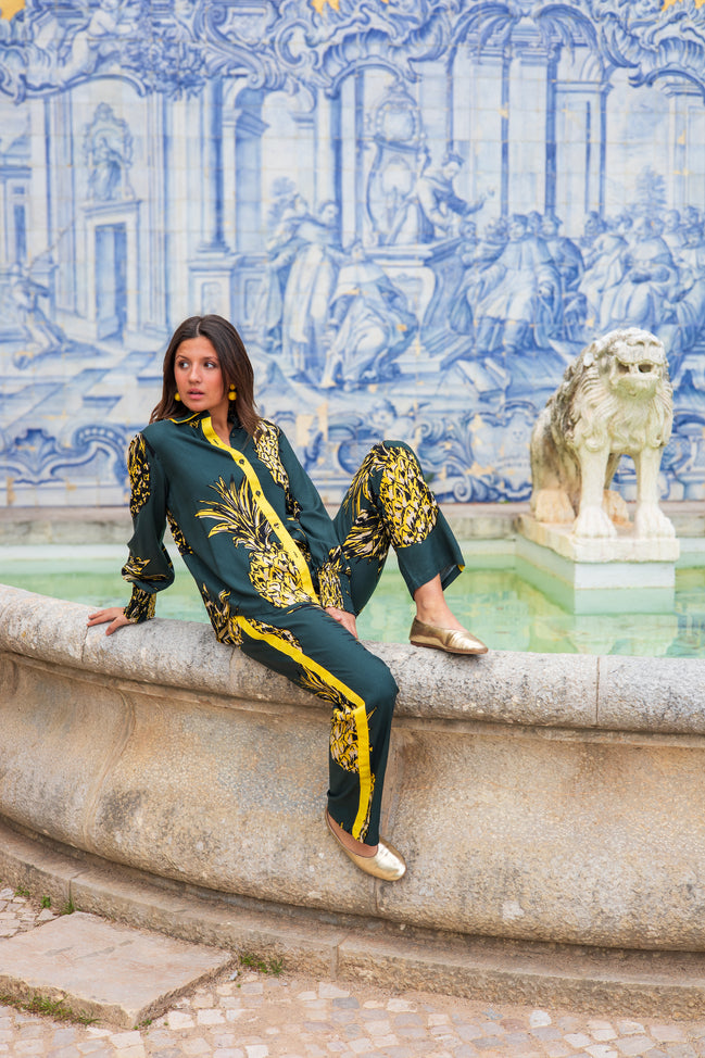 Pineapple Pijama Set