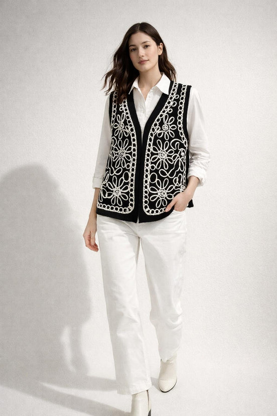 Embroidered Vest