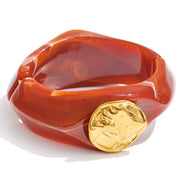 Coin Chunky Bangle