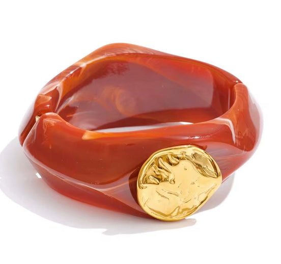 Coin Chunky Bangle