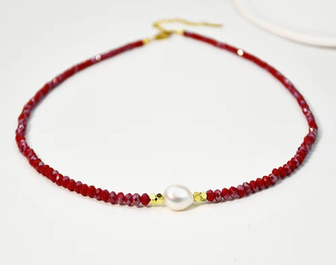 Freshwater Pearl and Beads Necklace