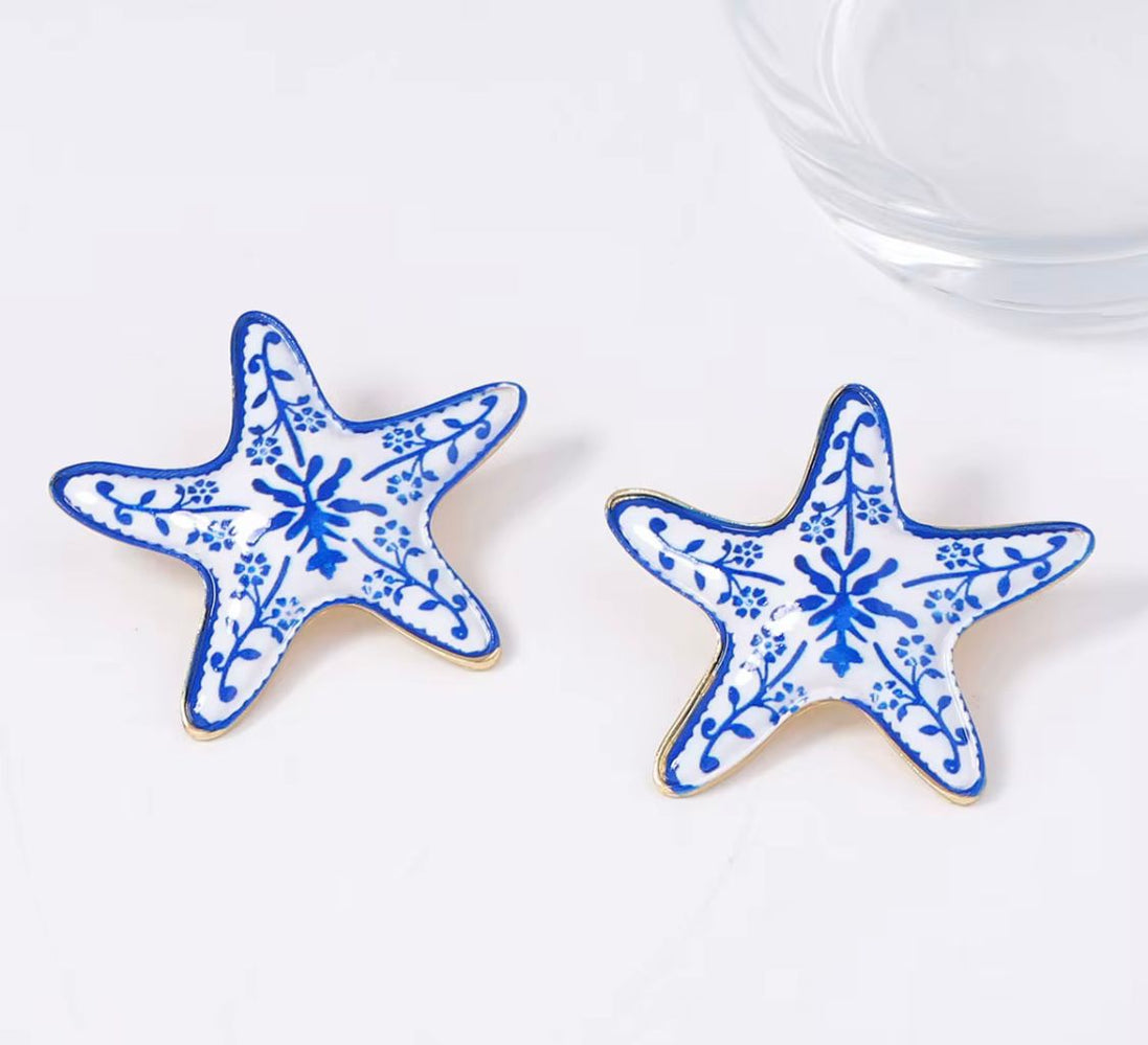 Flower Star Earrings