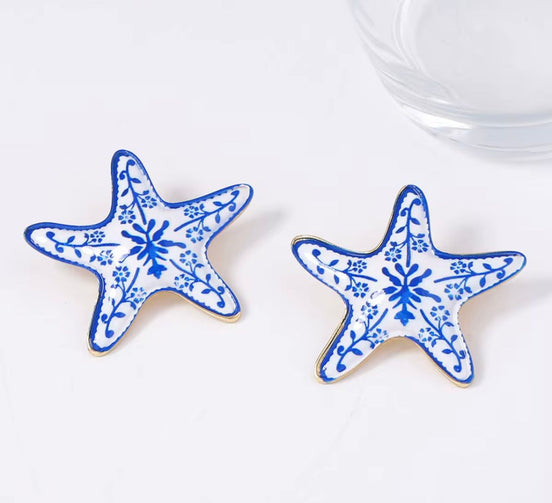 Flower Star Earrings