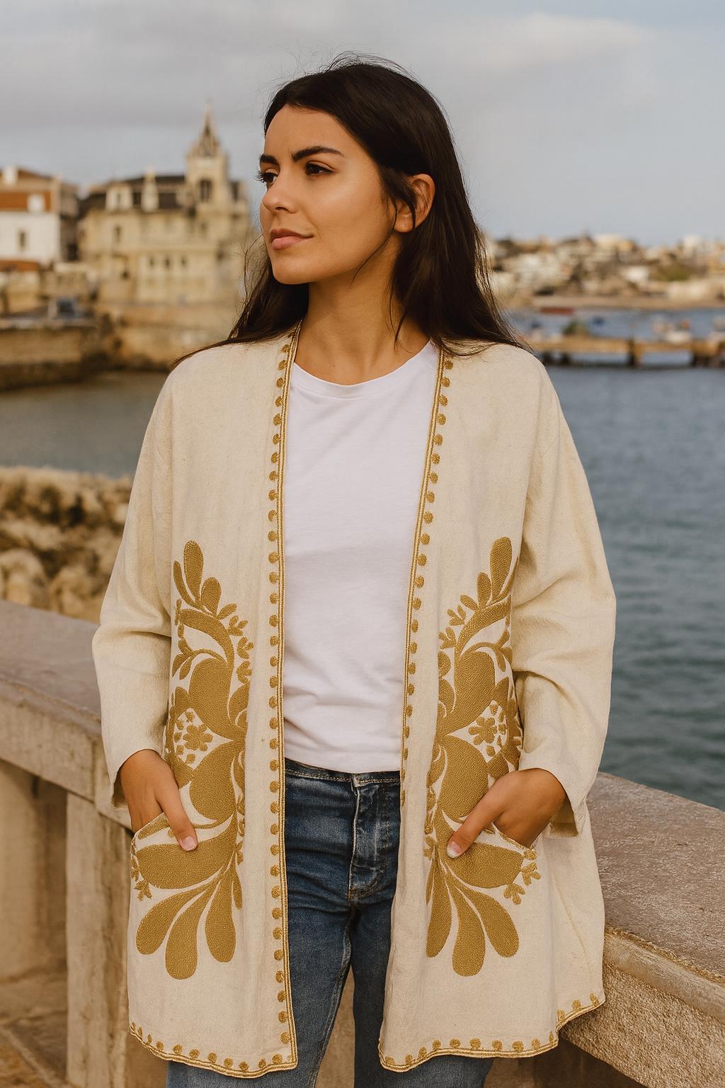 Bohemian Embroidered Coat