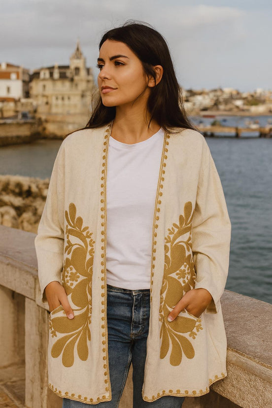 Bohemian Embroidered Coat