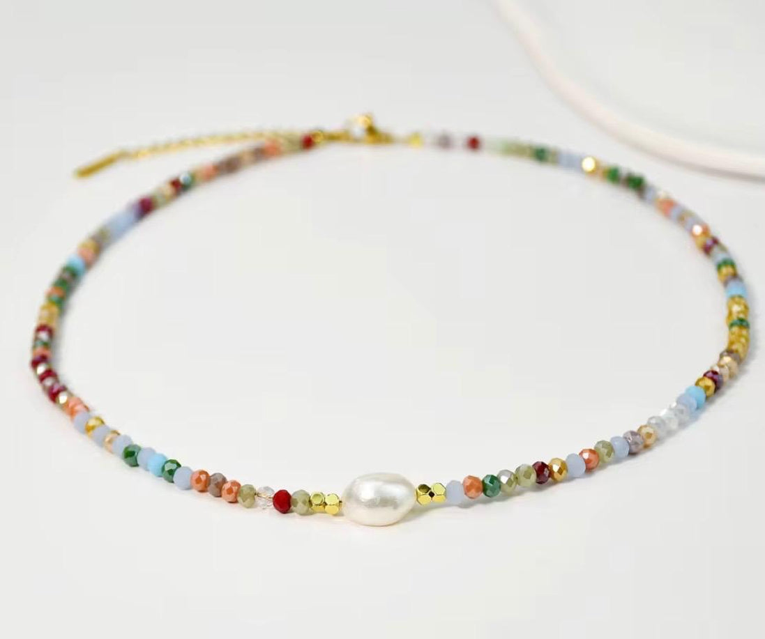 Freshwater Pearl and Beads Necklace
