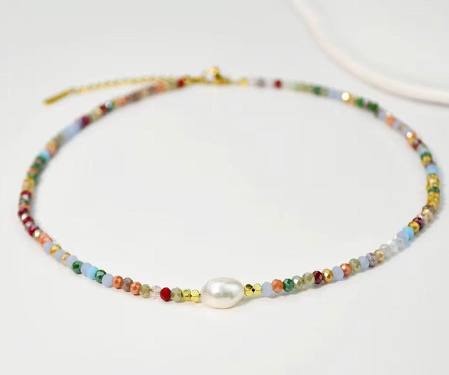 Freshwater Pearl and Beads Necklace