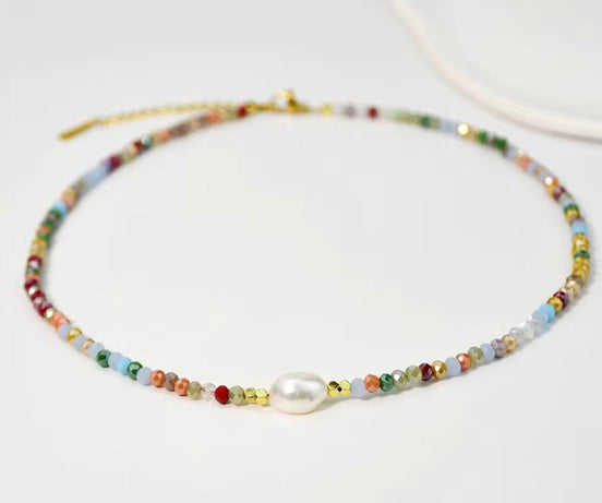 Freshwater Pearl and Beads Necklace