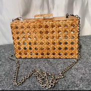 Straw Acrylic Clutch