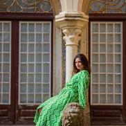 Green Belted Dress