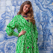 Green Long Sleeve Dress