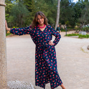 Belted Watermelon Dress