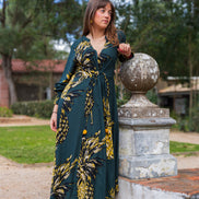 Pineapple Long Sleeve Dress