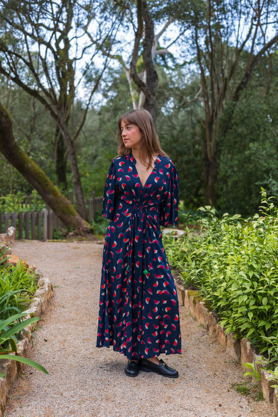 Short Sleeve Watermelon Dress