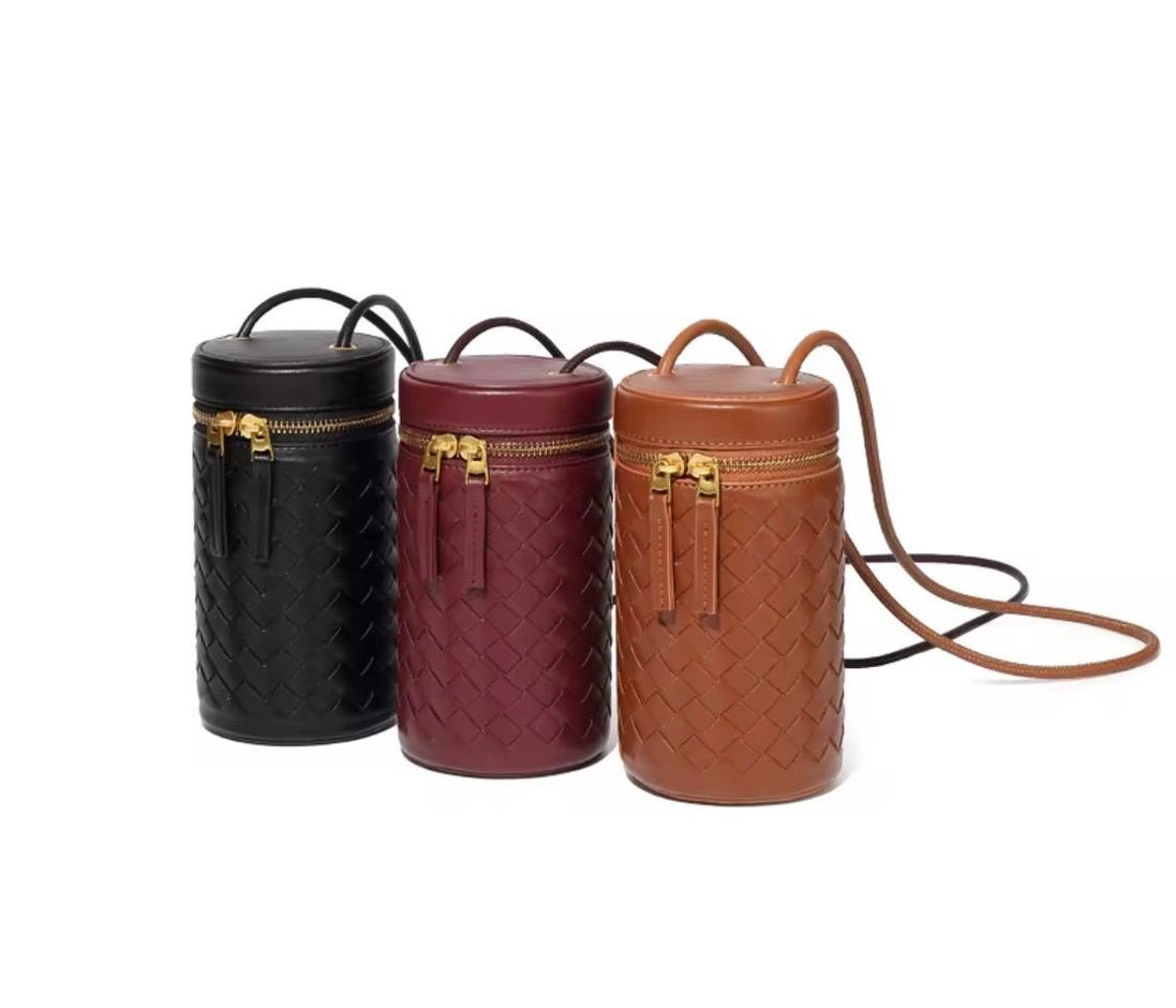 Woven Cylinder Bag