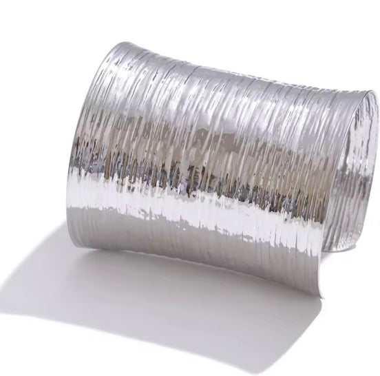 Plated Wide Bracelet