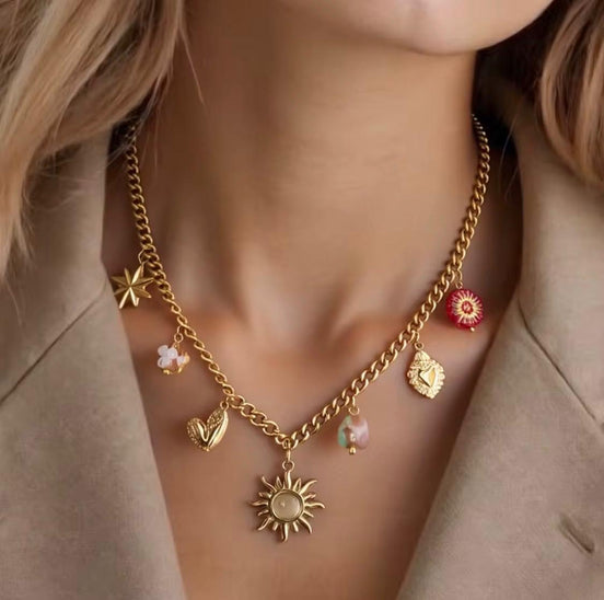 White Sun Necklace