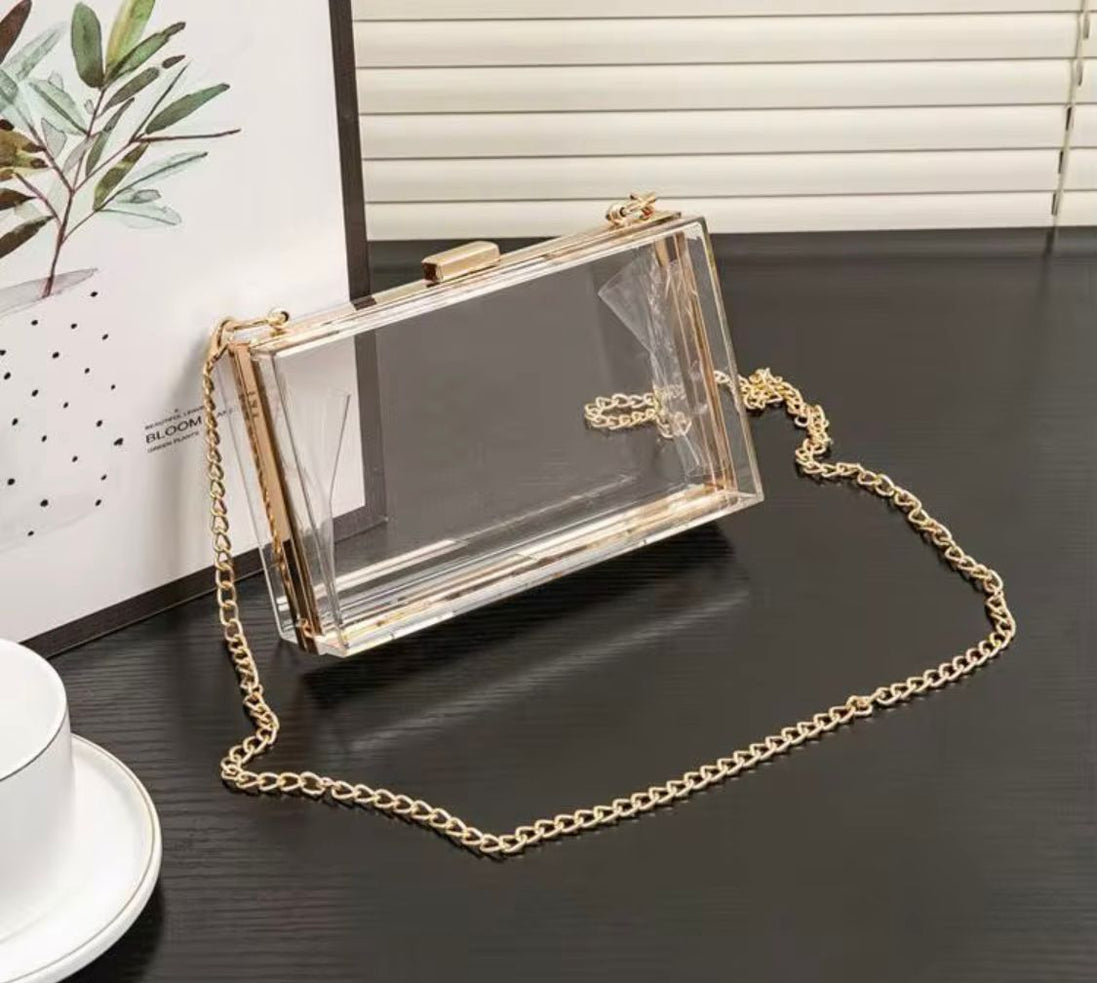 Transparent Acrylic Clutch