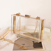 Transparent Acrylic Clutch