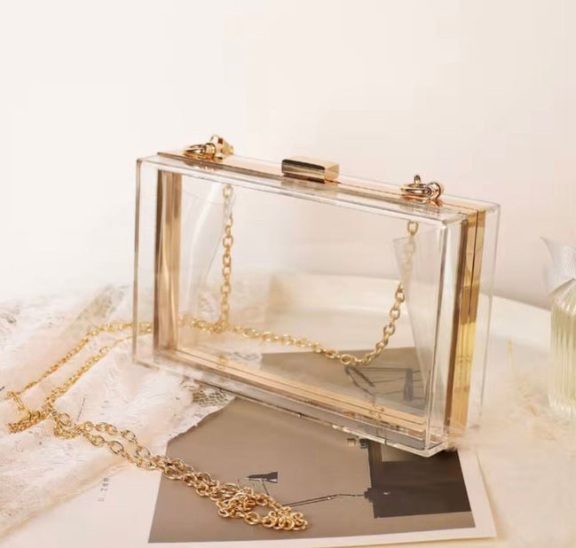 Transparent Acrylic Clutch