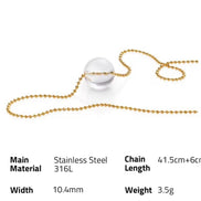 Quartz Pendant Necklace